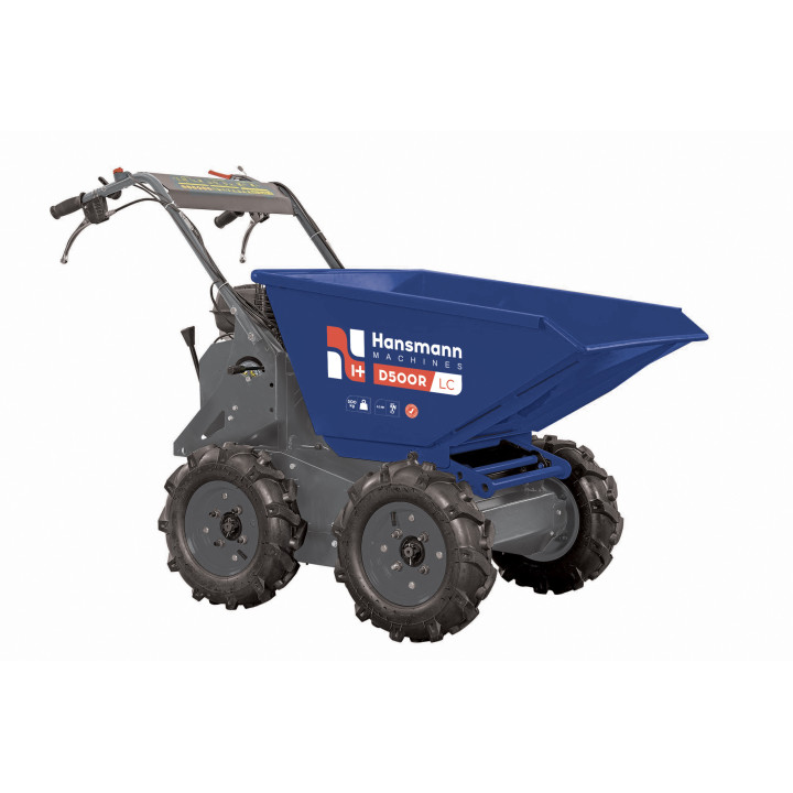 Mini dumper sur roues 4x4 500kg Hansmann - Transmission intégrale