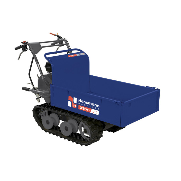 Mini dumper sur chenilles D300-LC Hansmann 300kg - 6.5 ch - Brouette transporteur