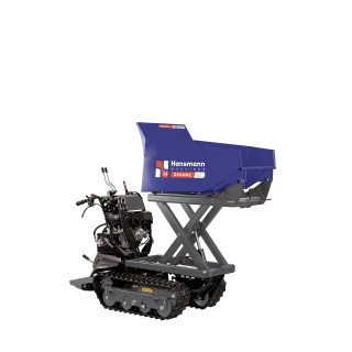 Dumper chenilles élévateur à ciseaux 500kg Hansmann - Benne haute